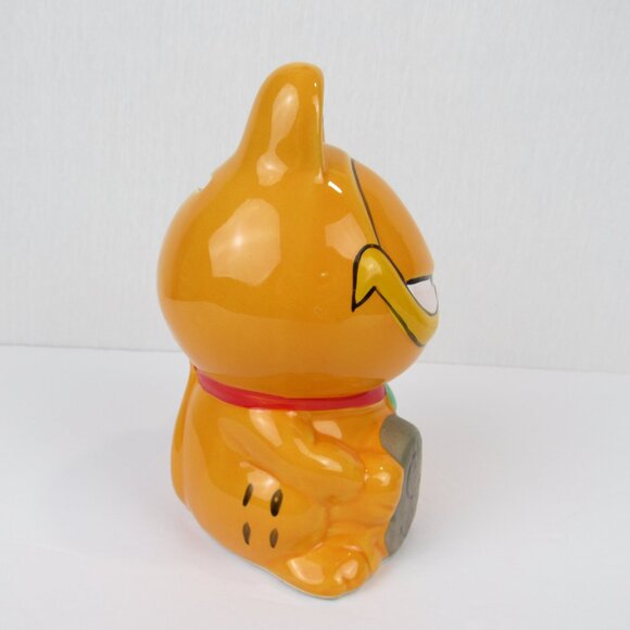 Vintage Garfield Cat Ceramic Kitty Piggy Bank - Picture 5 of 11